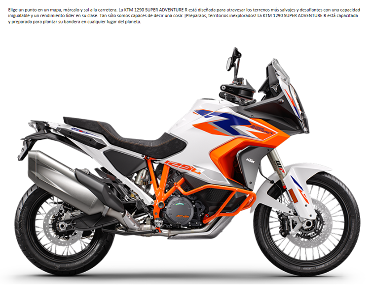 MOTO KTM 1290 SUPER ADVENTURE R 2024