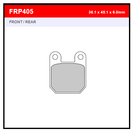 PASTILLA FERODO FRP405EF